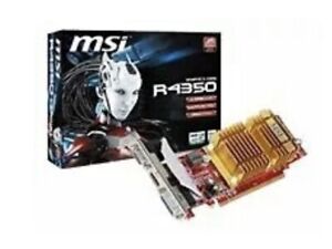MSI ATI Radeon HD 4350 (R4350MD512H) 512MB DDR2 SDRAM PCI Express x16...