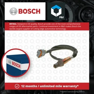 Lambda Sensor fits PORSCHE 911 997 3.6 Post Cat 05 to 08 M96.05 Oxygen Bosch New - Picture 1 of 7