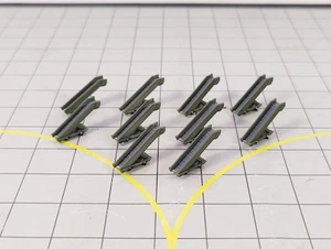 10x Military AIRCRAFT STAIRS (Widebody) Airport GSE Vehicles 1:400 Scale Diorama - Picture 1 of 5