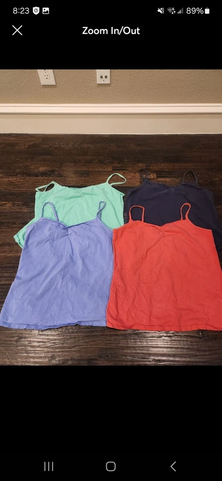 Boden женщин лот из 4 майки США 14 спагетти ремень со складками - Изображение 1 из 1