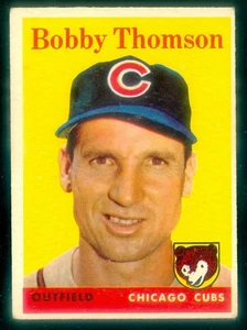 1958 TOPPS #430 BOBBY THOMSON VGEX - Picture 1 of 1