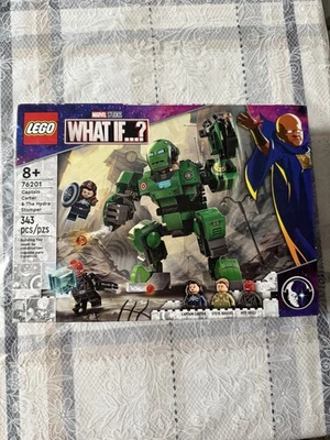 LEGO MARVEL STUDIOS E SE...? 76201 CAPTAIN CARTER & THE HYDRA STOMPER NOVO NA CAIXA - Imagem 1 de 2