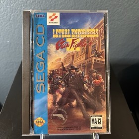 Lethal Enforcers II: Gun Fighters (Sega CD, 1994) Complete CIB Excellent Cond.