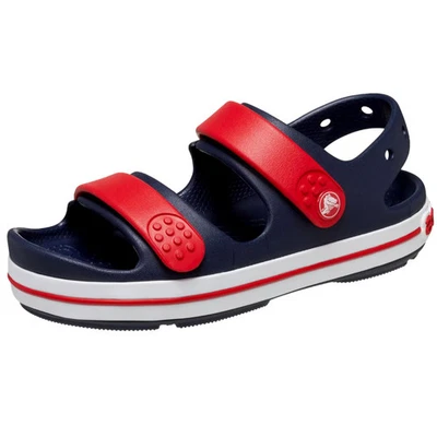 Sandalias Crocs Crocband Cruiser azul marino/rojo universitario 209424-4OT niño pequeño talla 9C Foto 1 de 4