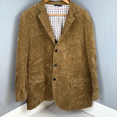 Blazer Brooks Brothers Pana Para Hombres 44R Madison Fit Chaqueta Marrón Preppy Clásico Foto 1 de 4