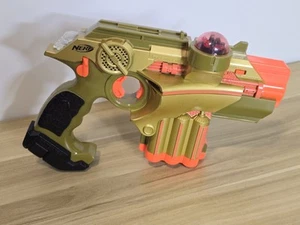 Rare Nerf Laser Tag Phoenix LTX Gold Lazer Tag Blaster Gun. - Imagen 1 de 7