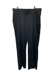 Tapata Women Dress Pants High Waist Stretchy Bootcut Long Pants Size XXL Black - Picture 1 of 8