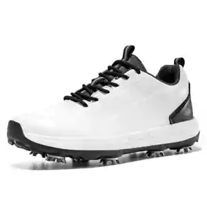 Profi Wasserdicht Herren Golf Sneaker Bequem Rutschfest Golfer Schuhe - Bild 1 von 28