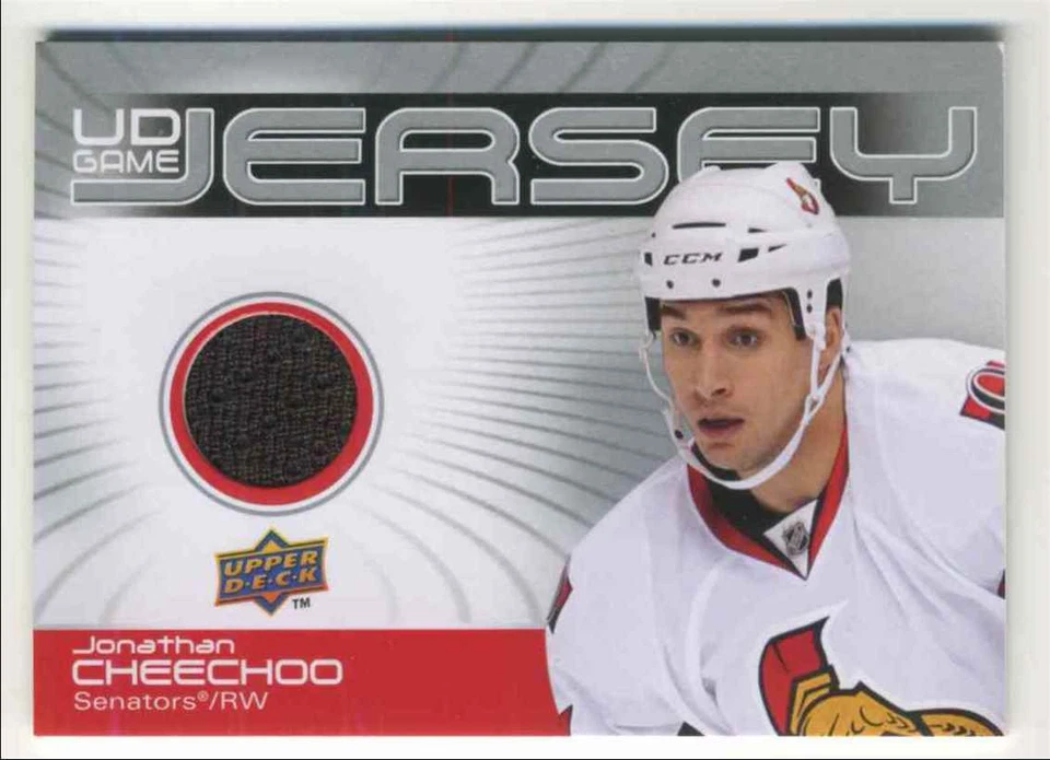 2010-11 Upper Deck Game Jersey Jonathan Cheechoo Jersey 1 Color #GJ-CH - Image 1 of 2