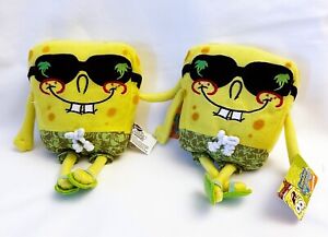 Nickelodeon Nanco SpongeBob Squarepants Beach Bum Trunks Sunglasses Plush 2007