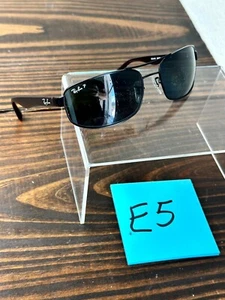 Gafas de sol Ray-Ban RB3445 006/P2 negras mate rectangulares de metal borde completo 130 mm - Imagen 1 de 11