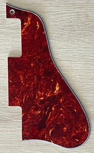 For Fit Gibson ES-335 Short Style Guitar Pickguard ,4 Ply Red tortoise - Picture 1 of 5