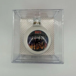 Kiss Christmas Ornament 1996 White Bulb Official Catalog Vintage Santas Rock Shop - Bild 1 von 15