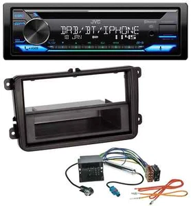 JVC Bluetooth MP3 USB DAB CD Autoradio für Seat Alhambra ab 10 Leon 09-12 Toledo - Bild 1 von 8