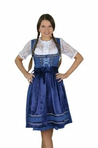 FUCHS TRACHTENMODEN Damen Dirndl midi 60 cm Zusamzell marine - Bild 1 von 1