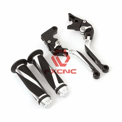 Fold&Extend Brake Clutch Lever Grips For BMW R1200R/R1200RS R1200RTR 1200GS (LC) - Image 1 of 4