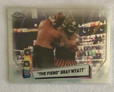 "The Fiend" Bray Wyatt  - 2021 Topps Chrome WWE Wrestling Base Card #11