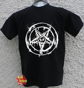 T-Shirt PENTAGRAM Goth Rock heidnisch okkult alle Größen - Bild 1 von 4