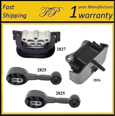 Montaje de motor y transmisión de 4 piezas para Saturn SL2 1991-2002 1,9 L Foto 1 de 4