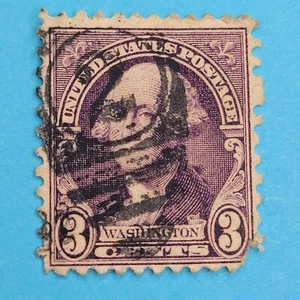 George Washington 1932 USA Porto 3 Cent Briefmarke Vintage Präsident - Bild 1 von 3