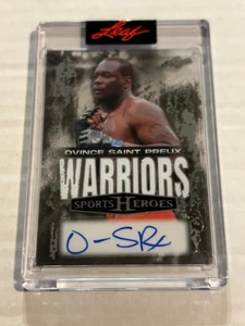 2025 LEAF SPORTS HEROES OVINCE SAINT PREUX 11/15 WARRIORS AUTO TENNESSEE SP CS1 - Picture 1 of 2