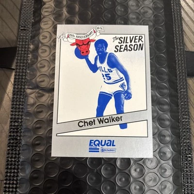 Chicago Bulls The Silver Season Equal Star 1991 Chet Walker NM+ Free Shipping - Image 1 of 4