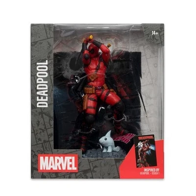 ¡EN STOCK! Figura posada Marvel Deadpool #1 escala 1:10 con escena MCFARLANE TOYS Foto 1 de 4