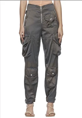 Pantalones cargo satinados Acne Studios $750 talla US 4 acné talla 36 Foto 1 de 4