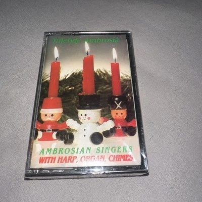 CBS Records Presents: Yuletide Ambrosia Audio Cassette,1989 Ambrosian Singers Foto 1 de 3