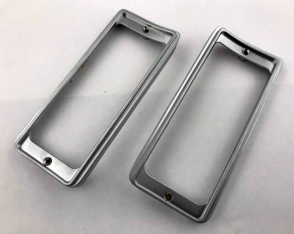 1972 MONTE CARLO ПАРА ПАРКА ЛАМПА СВЕТА ОБОДКИ НОВЫЙ МАТОВЫЙ ХРОМ 6261989/6261990 - Изображение 1 из 2