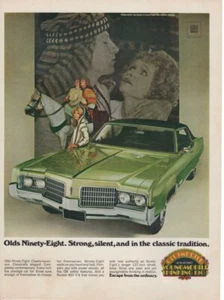 Vintage Print Reklame Reklame Auto Oldsmobile 1970 Ninety Eight Stummfilm Ad - Bild 1 von 1