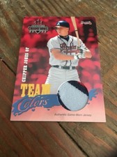 2003 Donruss Champions Team 3 Colors Materials  Chipper Jones 044/200 SP