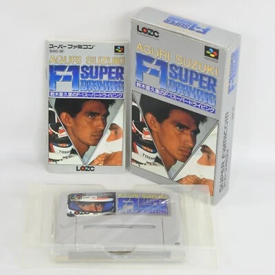 AGURI SUZUKI F-1 Super Driving Super Famicom Nintendo 2754 sf - Image 1 of 4