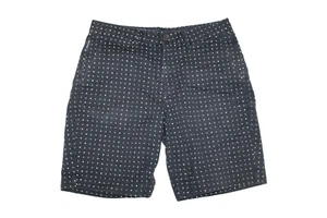 A/X Armani Exchange Shorts Mens 31 Navy Blue Twill Casual Flat Front Chino - Picture 1 of 6