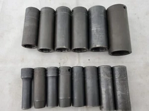 Snap On 214SIMFMYA, Metric Deep Impact Socket Set, 8-19,21,&24mm, 6Pt 3/8Dr 14Pc - Bild 1 von 17