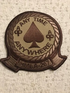 PARCHE USMC - HMLA 267 HELICÓPTERO ESCUADRÓN DESIERTO COLOR TOSTADO: GA12-1 - Imagen 1 de 3