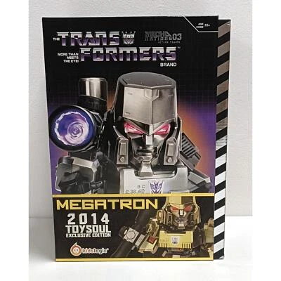 MECHA NATION 03 TRANSFORMERS: MEGATRON GOLD 2014 TOYSOUL DECEPTICON KIDS LOGIC - Immagine 1 di 2