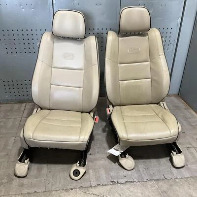 2015-2020 Jeep Grand Cherokee Front Seats Left And Right Overland Tan Glul OEM - Image 1 of 4