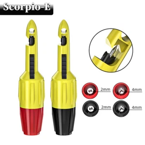 1Pair Automotive Repair Wire Piercing Puncture Probe Test Clip with 2mm/4mm Jack - Picture 1 of 9