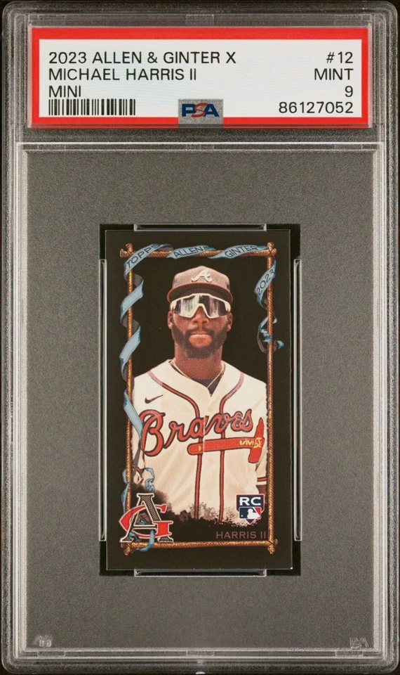 2023 Topps Allen & Ginter X Michael Harris II RC MINI PSA 9 #12 - Image 1 of 1
