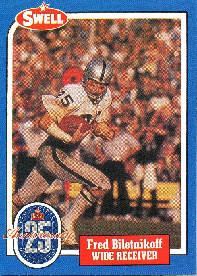 1988 SWELL Fred Biletnikoff RAIDERS Florida State FSU-SEMINOLES HOF - Image 1 of 1