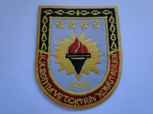 Aufnäher der Türkischen Armee Ausbildung und Lehre Landstreitkr, ca 5,5 x 7 cm - Bild 1 von 1