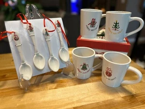 Weiß Rot Grün Bia Weihnachten Keramik Kaffee Tee Kakao Becher Set - Bild 1 von 11