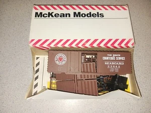 McKean Models HO Master Series #779 Seaboard 40' ps1 dbl dr tren boxcar kit 50 - Imagen 1 de 4