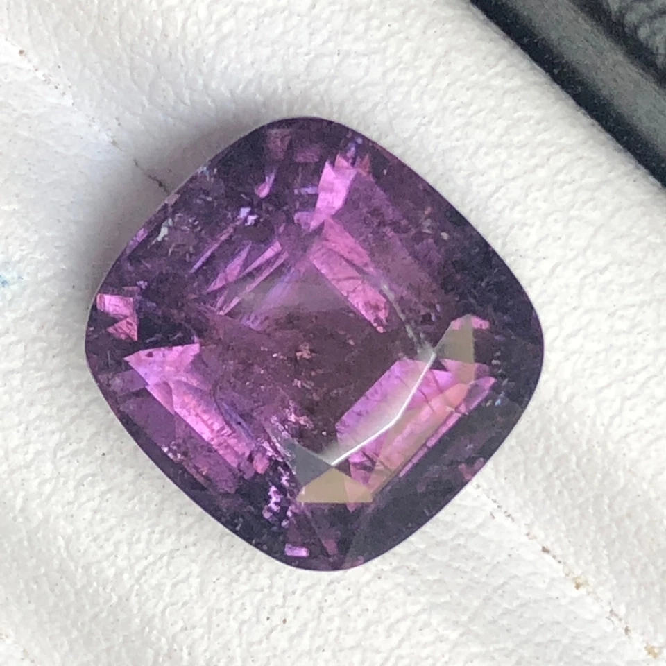 6.4 Carat Cushion Cut Unique Purple Color Tourmaline Gemstone Origin Afghanistan - Image 1 of 4