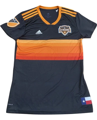Adidas Women's MLS Houston Dynamo Jersey Black/Orange Cover