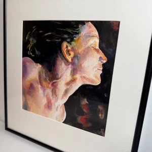 Long Flight Home - Steve Fanelli Artist Signed Original Watercolor Framed 12x12 - Picture 1 of 8