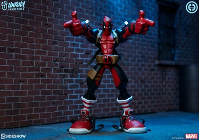  Estatuilla Unruly Industries 9" Deadpool "Wade" nueva en caja Foto 1 de 2
