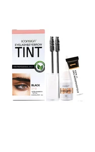 Eyelash & Eyebrow Dye Tint Kit Waterproof Gel. Black color - Picture 1 of 1