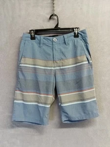 Volcom Board Shorts Men's 28 (Act30) Blue Stripe Stretch 10in - Picture 1 of 13